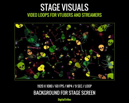 Magical and psychedelic animated loops for OBS — witchy symbols, glowing fractals, neon glyphs, serpentine energy, cold spark fountains, and a sacred tetrahedron. Seamless visuals for VTubers, DJs, and music streamers