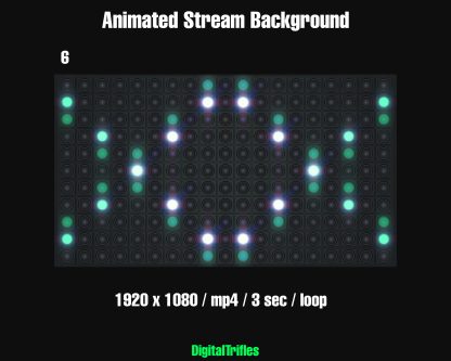 Animated virtual backgrounds for streamers and VTubers — realistic LED wall effects with colorful abstract patterns. Perfect for karaoke, dj performance, concerts, music streams, or any scene that needs vibrant stage visuals